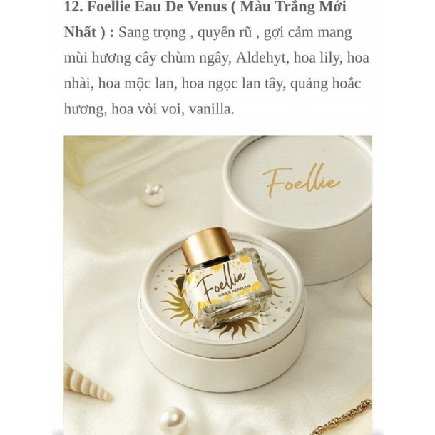 Nước Hoa Vùng Kín Foellie