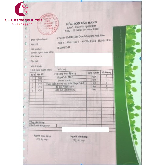 Thực Phẩm Bổ Sung Chất Xơ, Hỗ Trợ Nhuận Tràng NAGA FOKID - Hộp 10 Ống