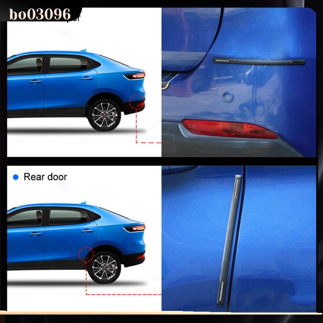 4 Miếng Dán Góc Cạnh Xe Hơi Chống Trầy Xước Họa Tiết Sợi Carbon