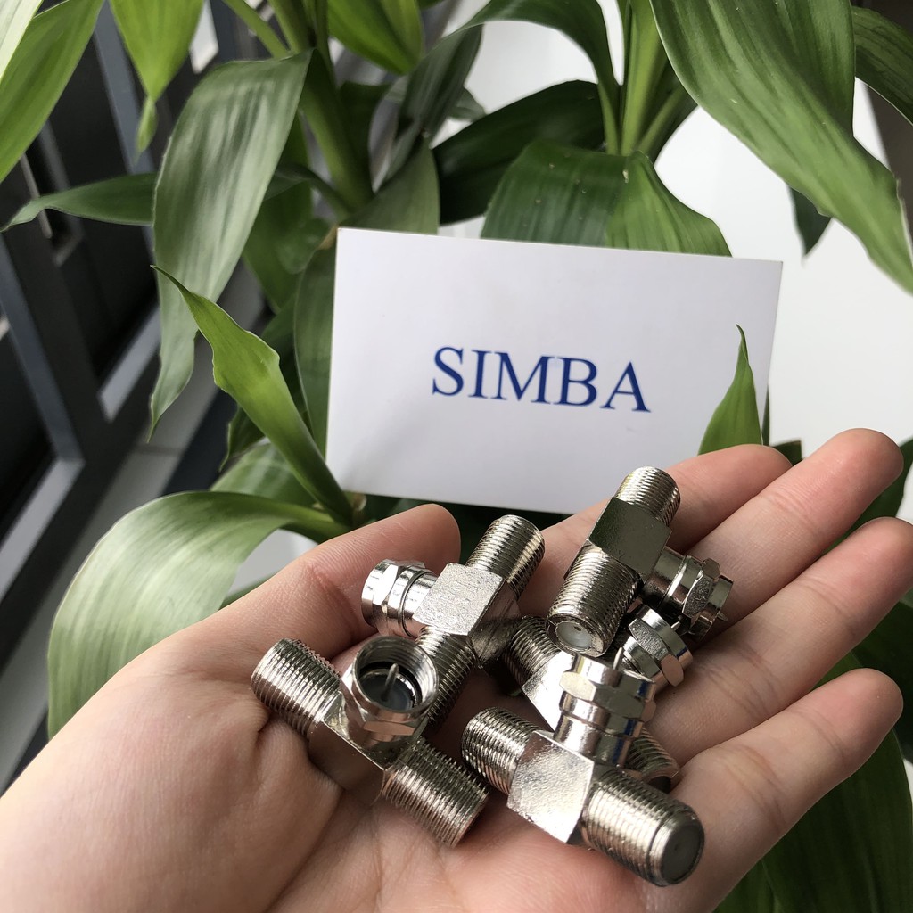 2 cái rắc giắc chi cáp tivi truyền hình không dùng bộ chia SFZ158, Hãng ZG, hàng chính hãng loại tốt