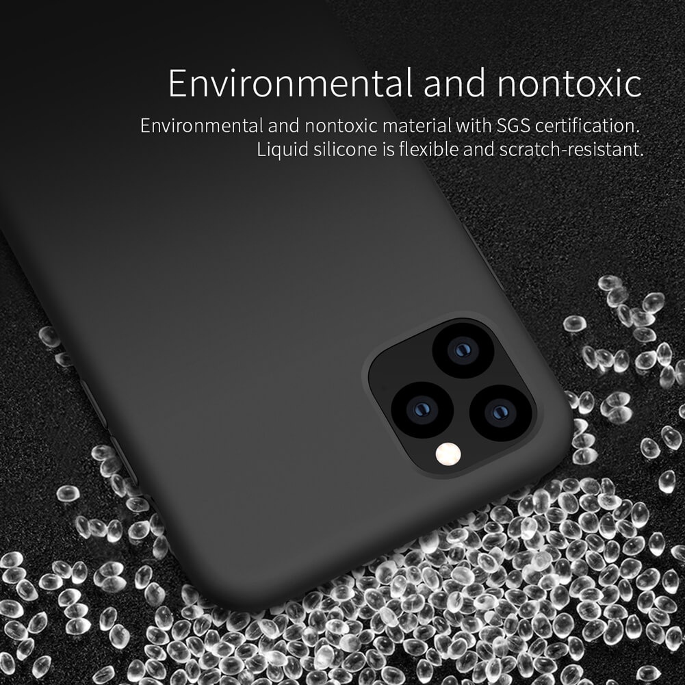Ốp lưng chống sốc silicon Nillkin Flex Pure Cover Case cho iPhone 11 Pro / 11 Pro Max mỏng 1mm - hàng nhập khẩu