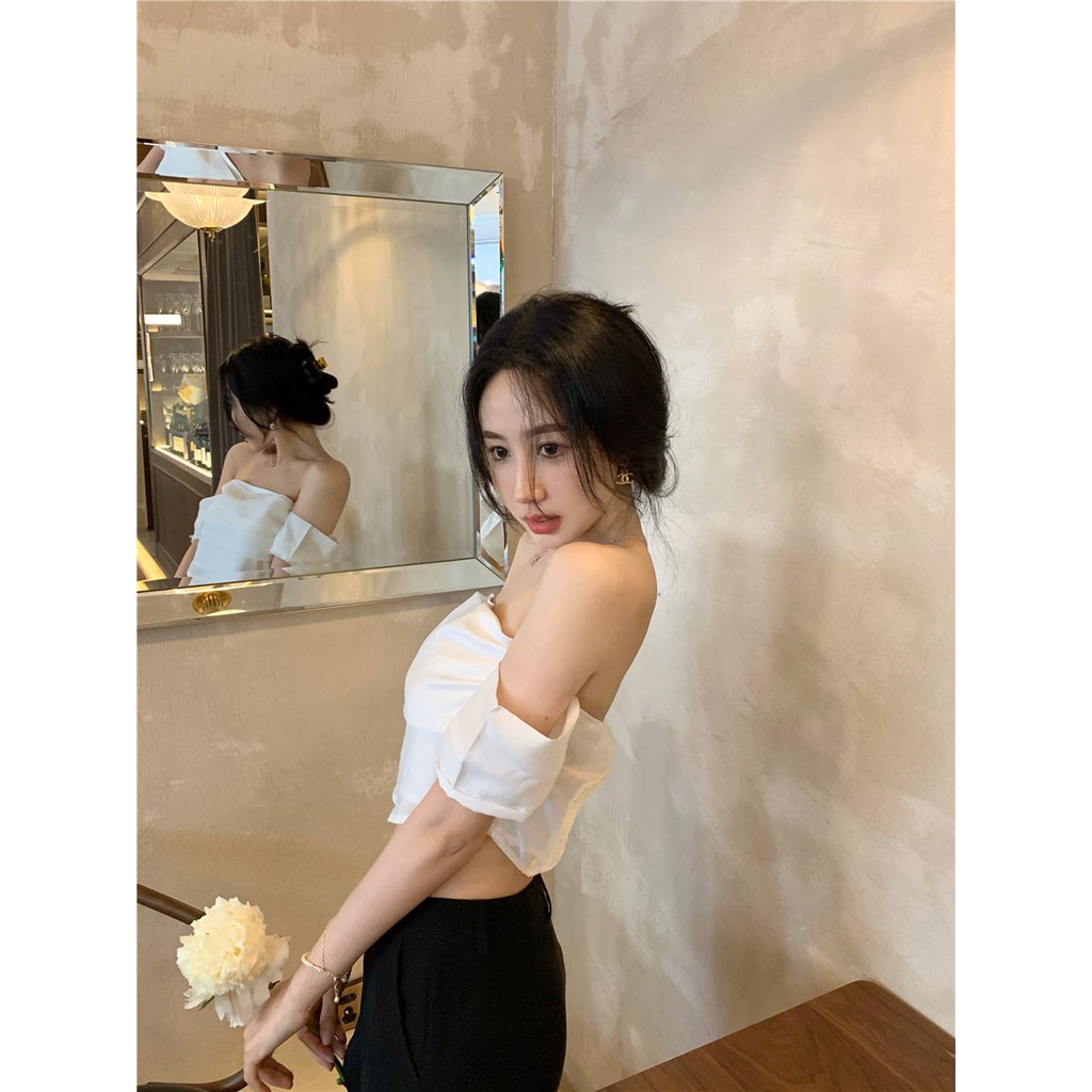 Áo trễ vai phong cách ngọt ngào siêu xinh. | BigBuy360 - bigbuy360.vn