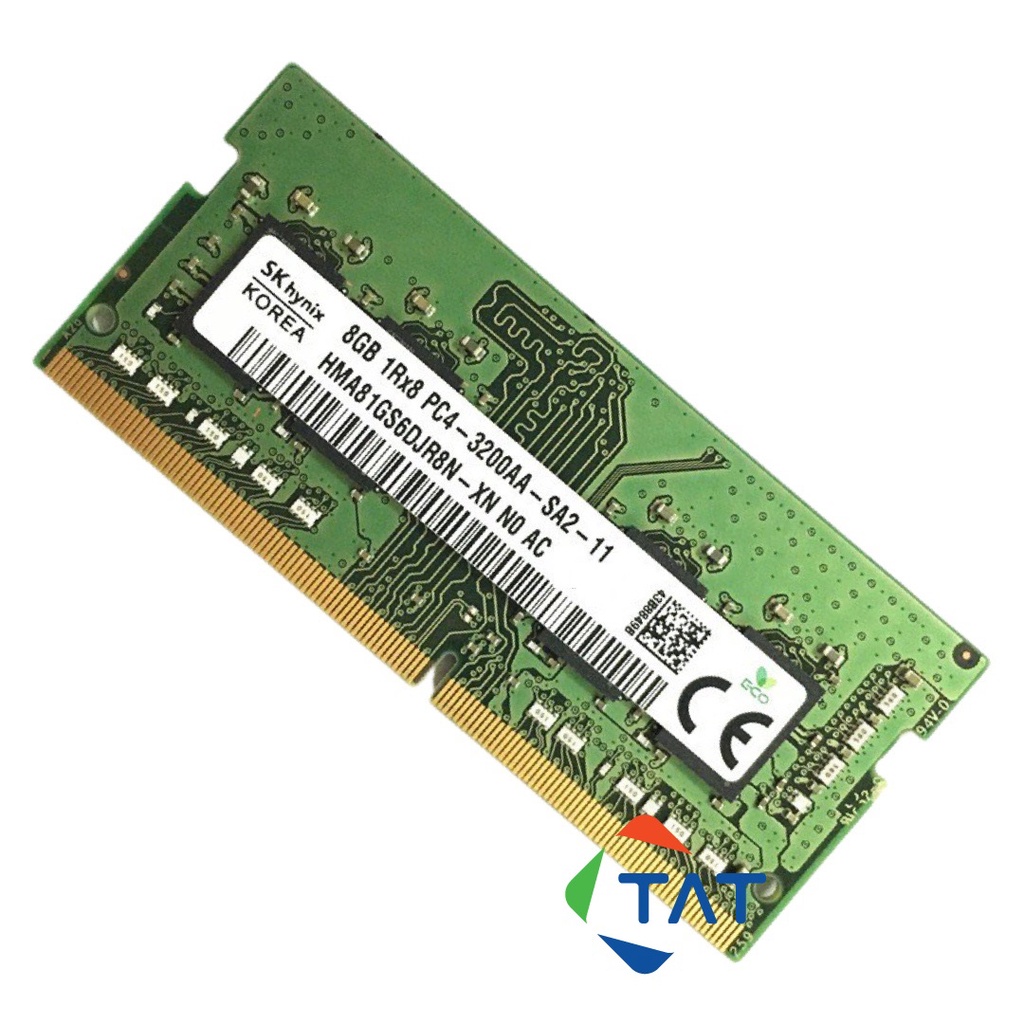 Ram Laptop DDR4 8GB SK Hynix 3200MHz Chính Hãng - Mới Bảo hành 36 tháng