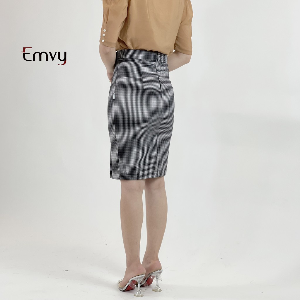 [Mã WASTUP giảm 10% tối đa 30K đơn 99K] Chân váy kẻ caro công sở cao cấp dáng bút chì Emvy - CV12 | BigBuy360 - bigbuy360.vn