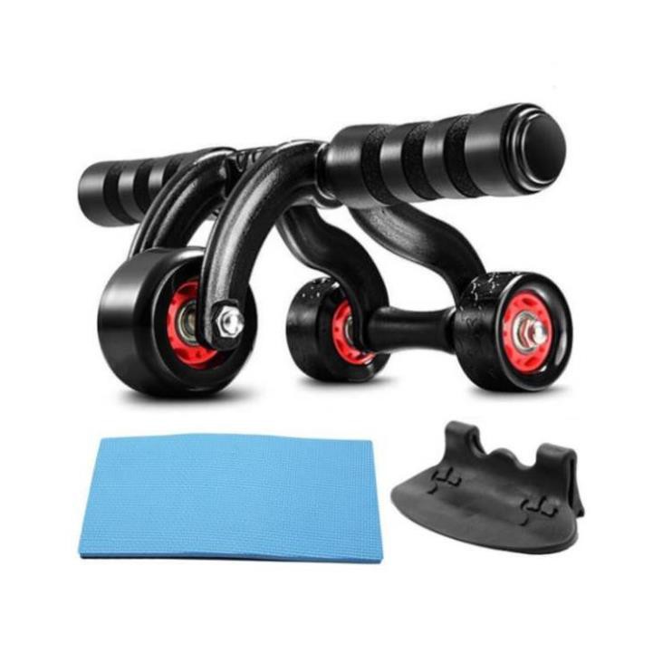 Con lăn tập bụng 4 bánh ❤️ FREESHIP ❤️ đốt mỡ bụng nhanh chóng