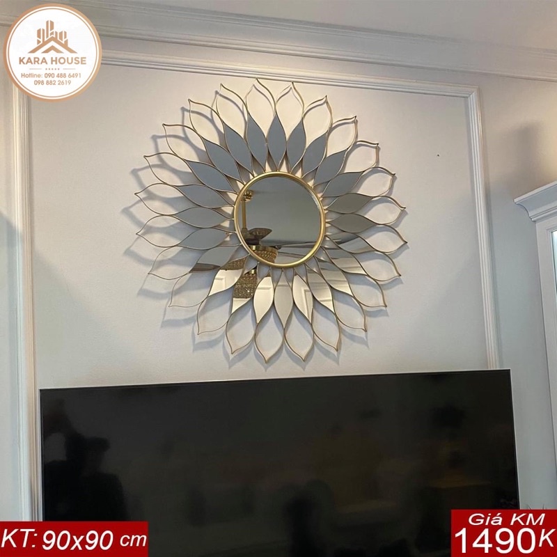 Gương treo tường decor, trang trí nghệ thuật