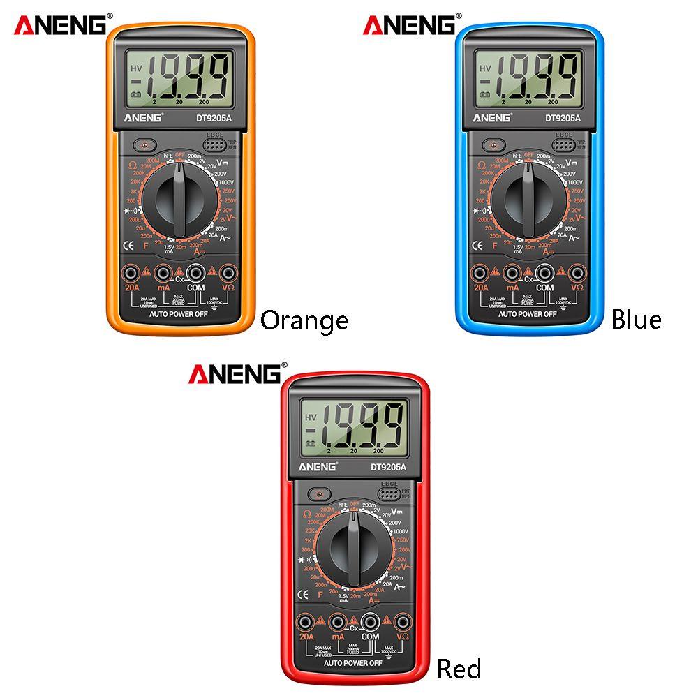 LANFY Đồng Hồ Vạn Năng Kỹ Thuật Số Thông Minh ANENG DT9205A-12 AC / DC Chuyên Nghiệp