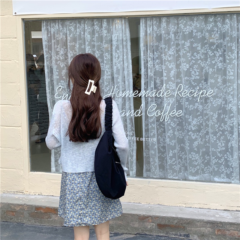 MS266 Áo cardigan nữ dệt kim mỏng 1 cúc