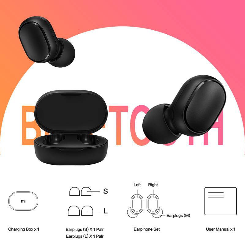 [Mã ELFLASH5 giảm 20K đơn 50K] Tai nghe bluetooth không dây Redmi airdots - s, chuyên gaming âm thanh strereo - shop1688