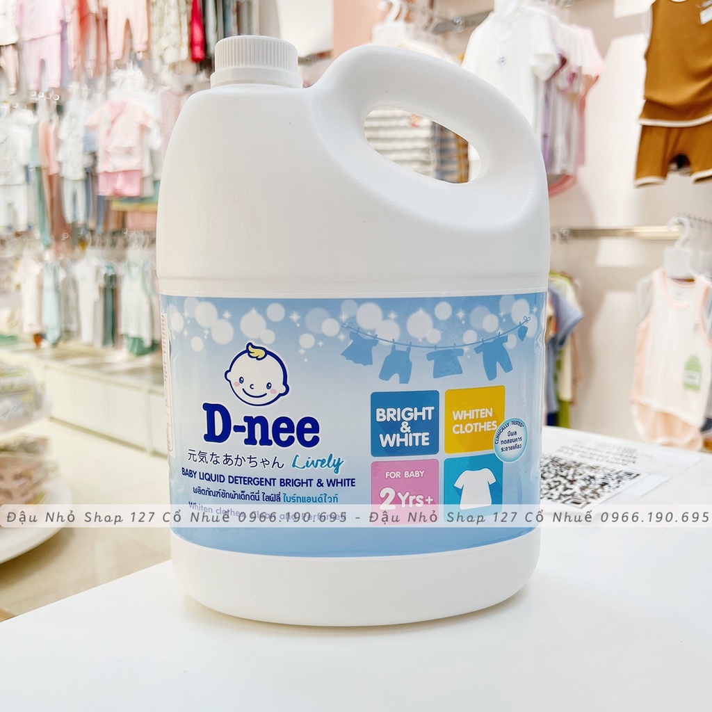 D-NEE Nước giặt quần áo em bé dnee 3000ml (Chính hãng có tem Đại Thịnh)
