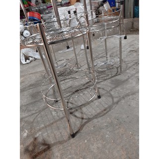 KỆ BÌNH NƯỚC INOX 304 KHÔNG GỈ