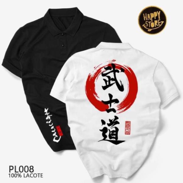 ÁO POLO NAM NỮ IN HÌNH CHỮ THƯ PHÁP CHẤT 008 cotton 100% cao cấp