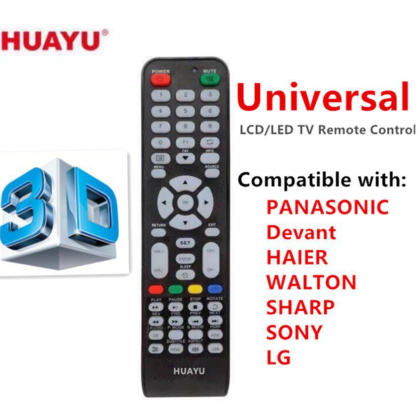 Universal prestiz devant Huayu RM-L1210 E RM-L1210 F RM-L1210 D LCD LED TV pwede pensonic dveant Cob