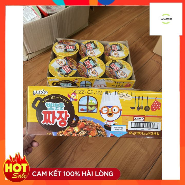 Mì Tương Đen Pororo Trẻ Em nội địa Hàn Quốc