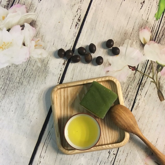 Khay gỗ hình vuông 15cm