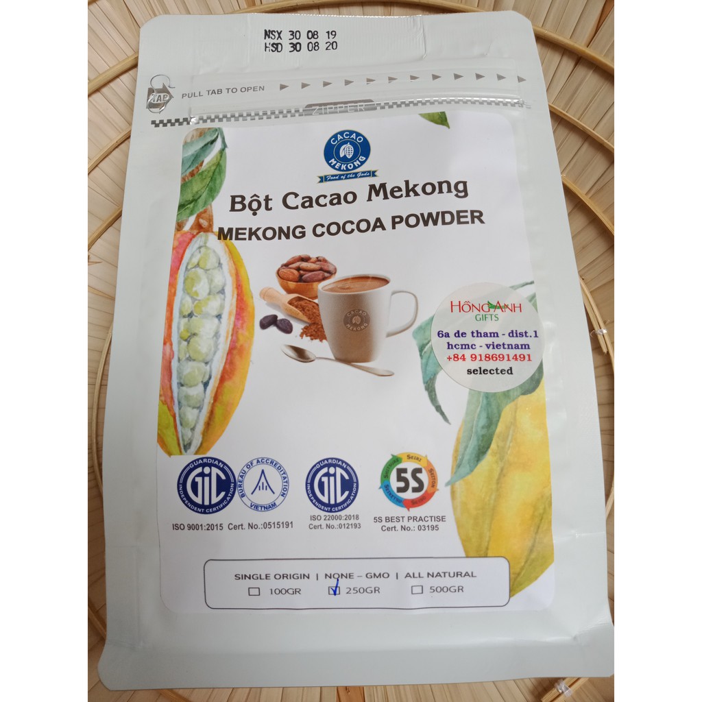 Ca cao Mekong Trà Vinh  - túi 250g