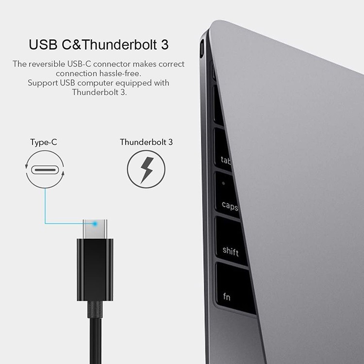 Đầu Chuyển Đổi CHOETECH USB 3.1 Type C Sang RJ-45 10/100/1000 Gigabit Ethernet LAN Cho iMac 2017 MacBook Pro 2017/2016