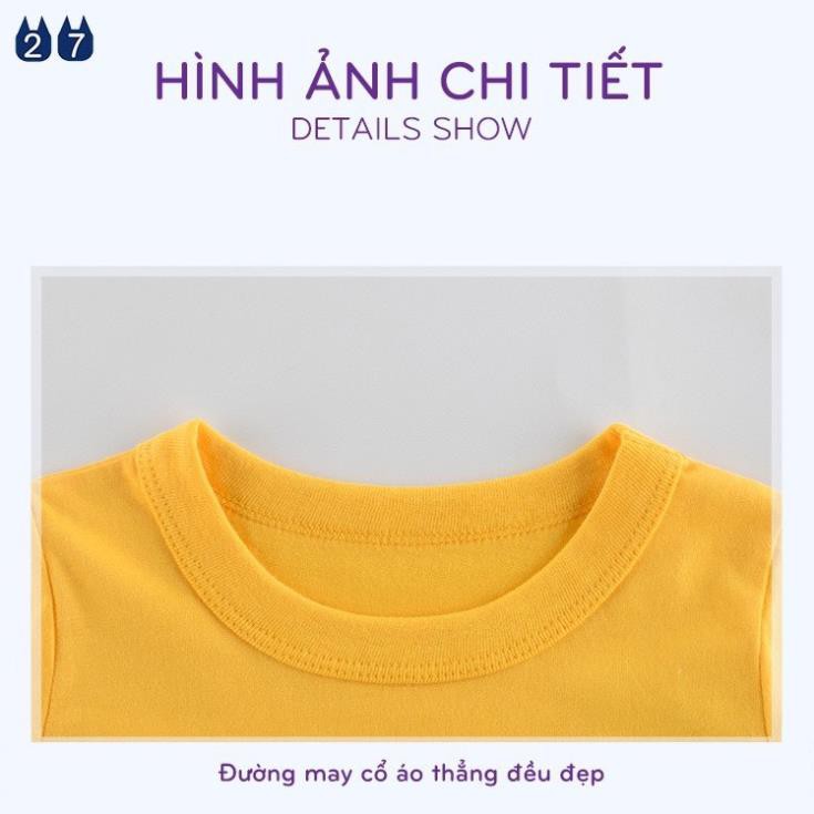 Áo phông 27 Kids cho bé Trai, bé Gái ❤Hàng Quảng Châu Cao Cấp❤Áo cotton cho bé