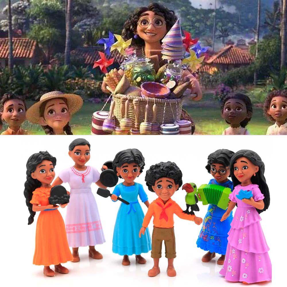 Bộ 6 Mô Hình Búp Bê Abuela Isabela Luisa Phim Madrigal