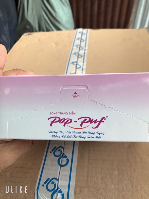 Bông Tẩy Trang Pop Puf Classic 100 Miếng