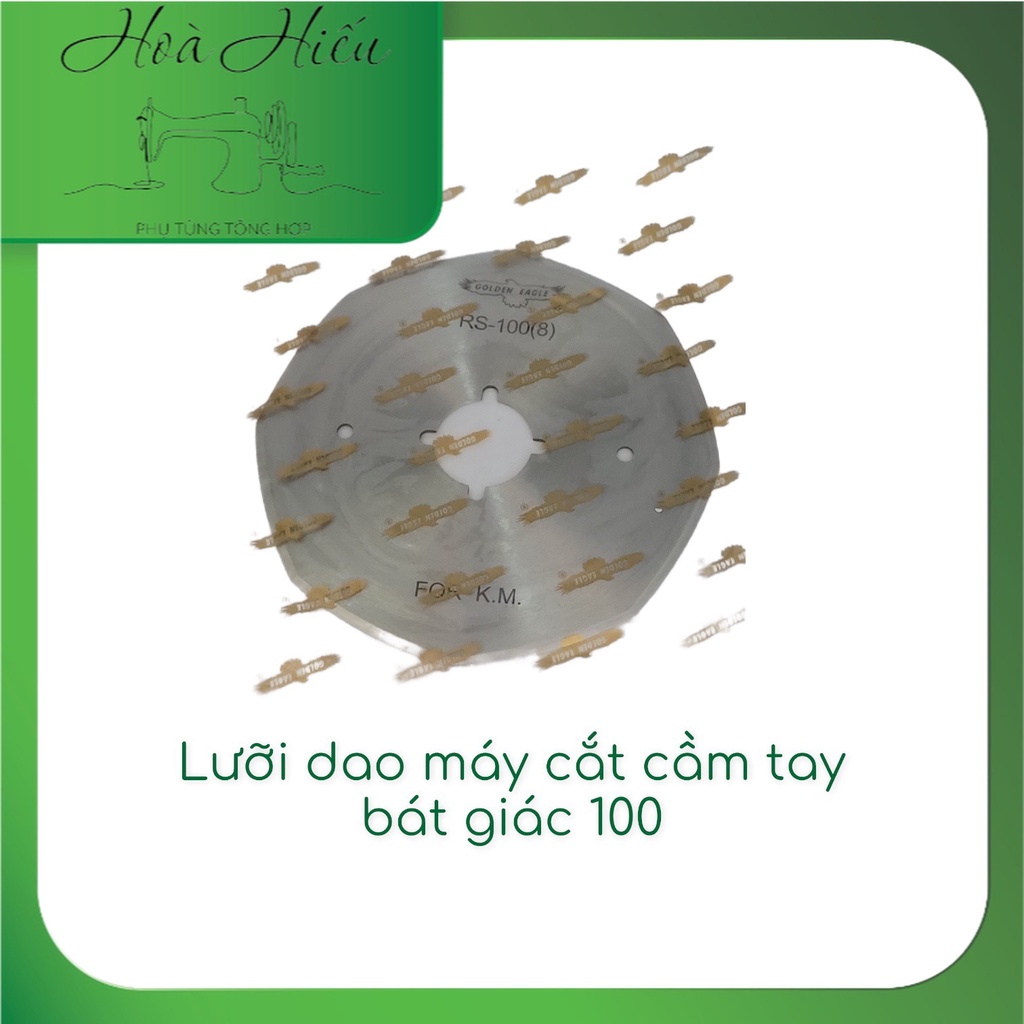 Lưỡi dao máy cắt cầm tay bát giác 100 - 110 hiệu Golden, Strong H