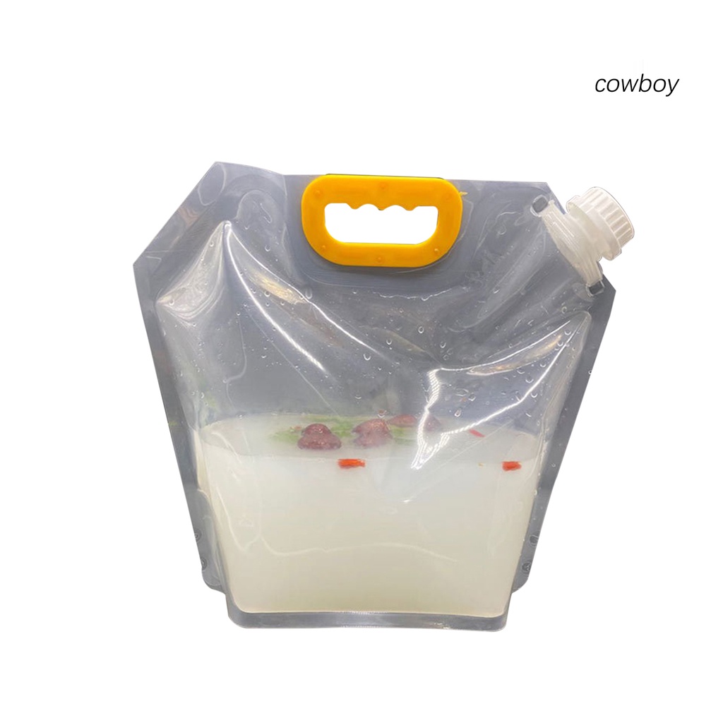 Túi đựng bia rượu bằng nhựa có tay cầm dung tích 1.5L/ 2.5L/ 5L tiện lợi