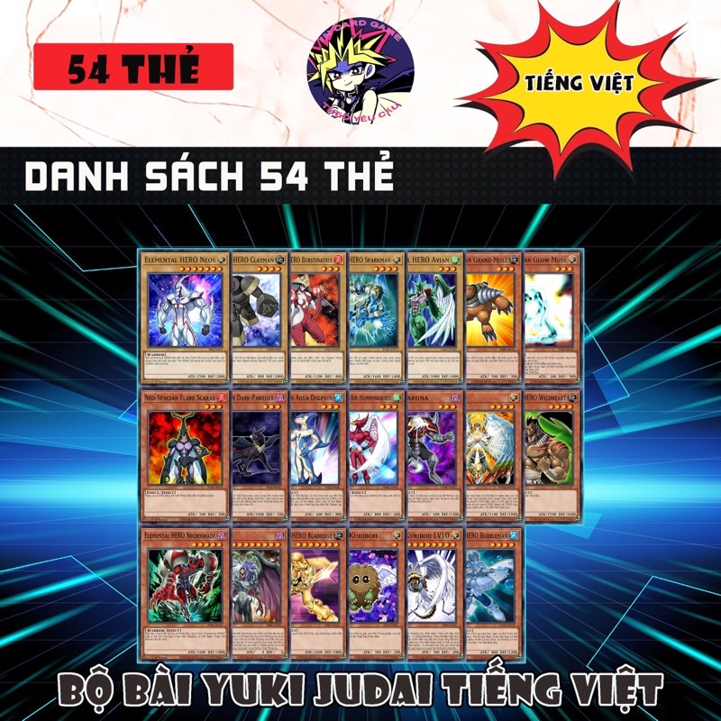 Bộ Bài Yuki Judai Tiếng Việt.