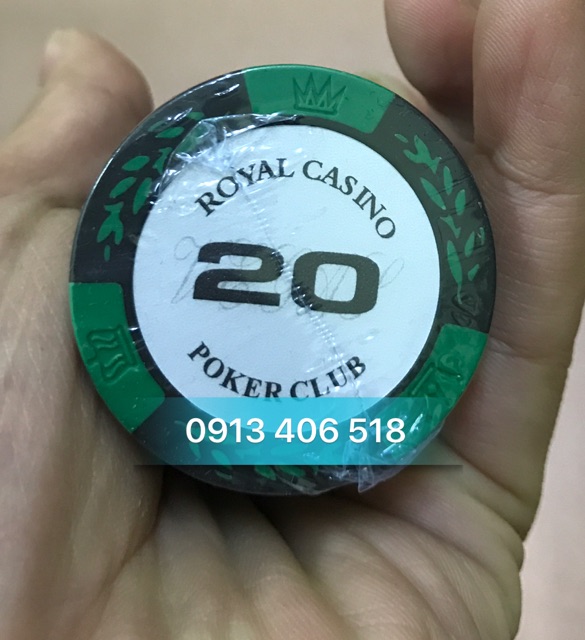 PHỈNH ROYAL CASINO POKER CLUB 300 CHIP HÀNG NHẬP KHẨU NGUYÊN SET