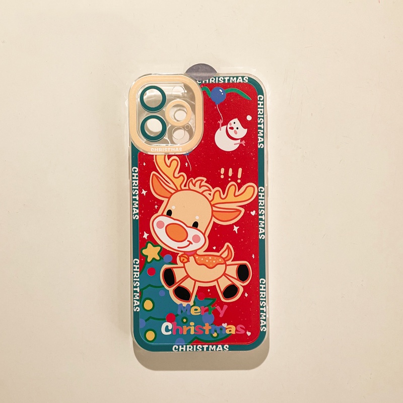 Ốp Điện Thoại TPU Dẻo In Hình Giáng Sinh Tuần Lộc IPhone11 12Pro 12Promax 12Promax 11PRO 11PROMAX 13 13PRO 13PROMAX Xs Max XR 7 8 Plus