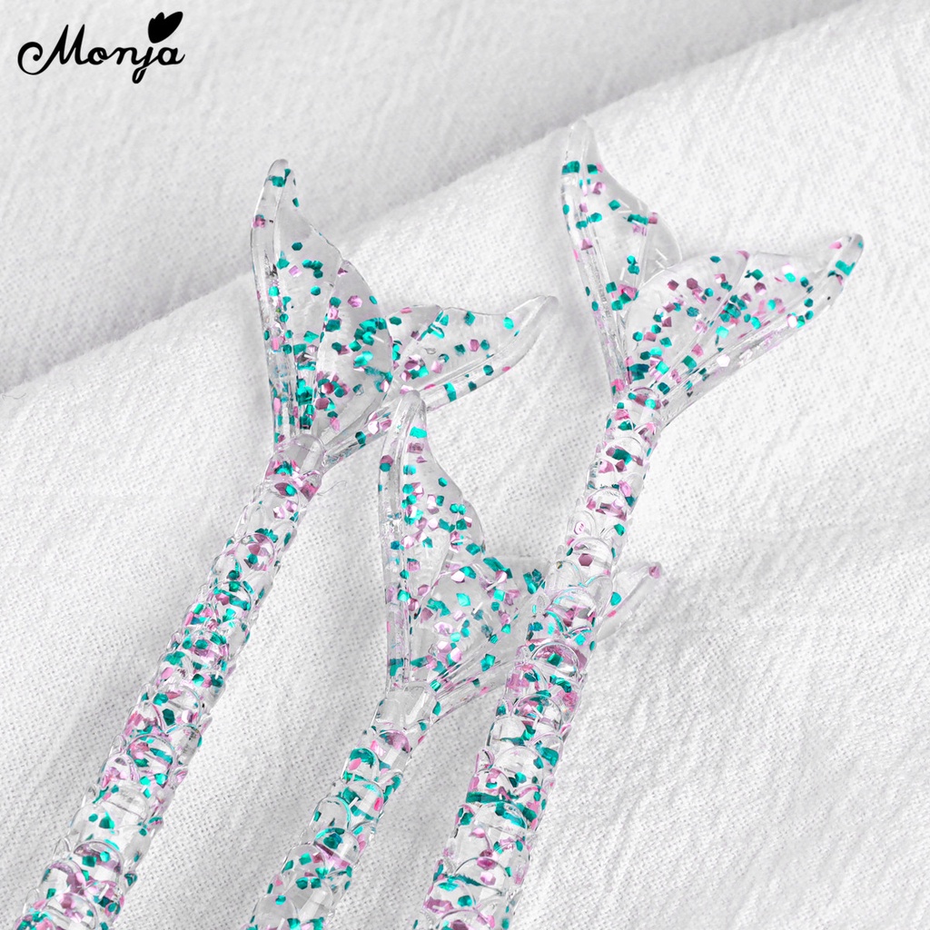 Set 3 cọ vẽ trang trí móng tay nghệ thuật MONJA chuyên nghiệp tiện lợi