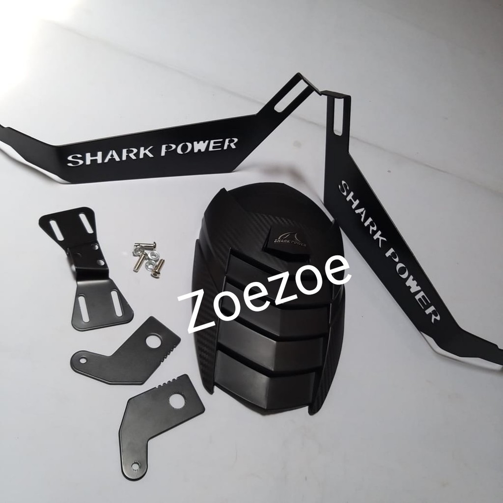 Tấm Chắn Bùn Chuyên Dụng Cho Xe Mô Tô Ninja Z250 Shark Giá Đỡ