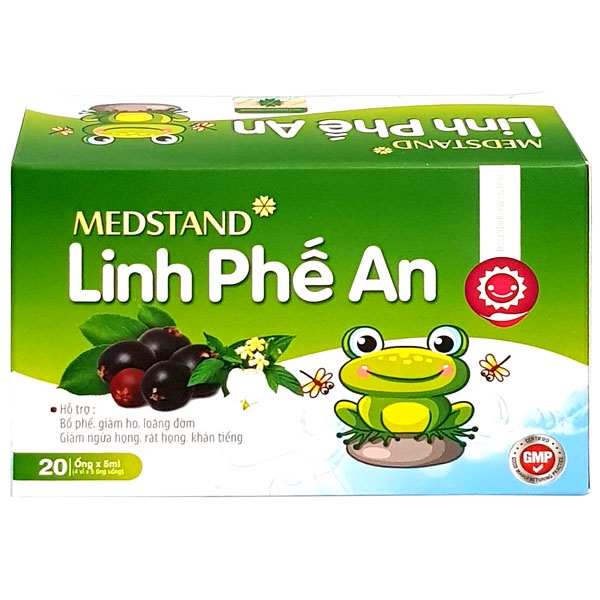 LINH PHẾ AN – Hỗ trợ bổ phế, giảm ho, loãng đờm, giảm ngứa họng, rát họng, khản tiếng ở trẻ nhỏ