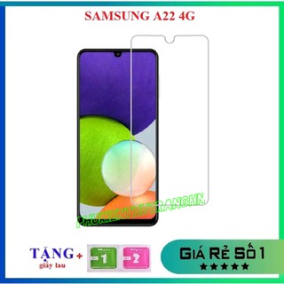 Kính cường lực Samsung A22 4G / M32 trong suốt không full màn hình