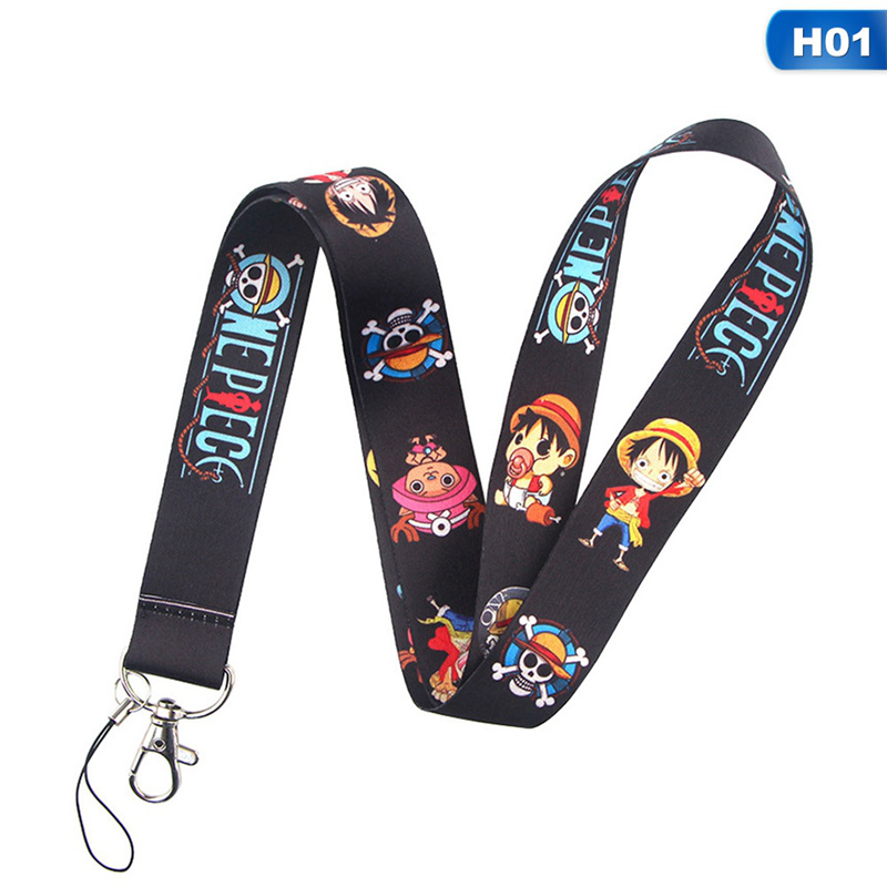 Dây Đeo Điện Thoại / Thẻ Id Họa Tiết One Piece Xinh Xắn