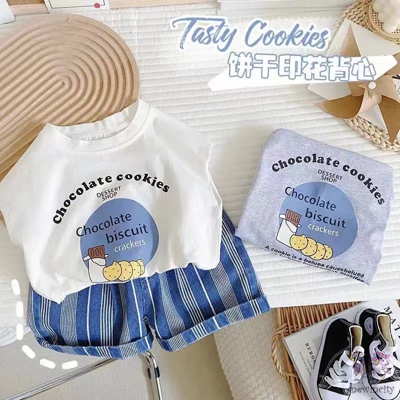 Áo Thun In Họa Tiết Hoạt Hình Phong Cách Hàn Quốc Cho Bé