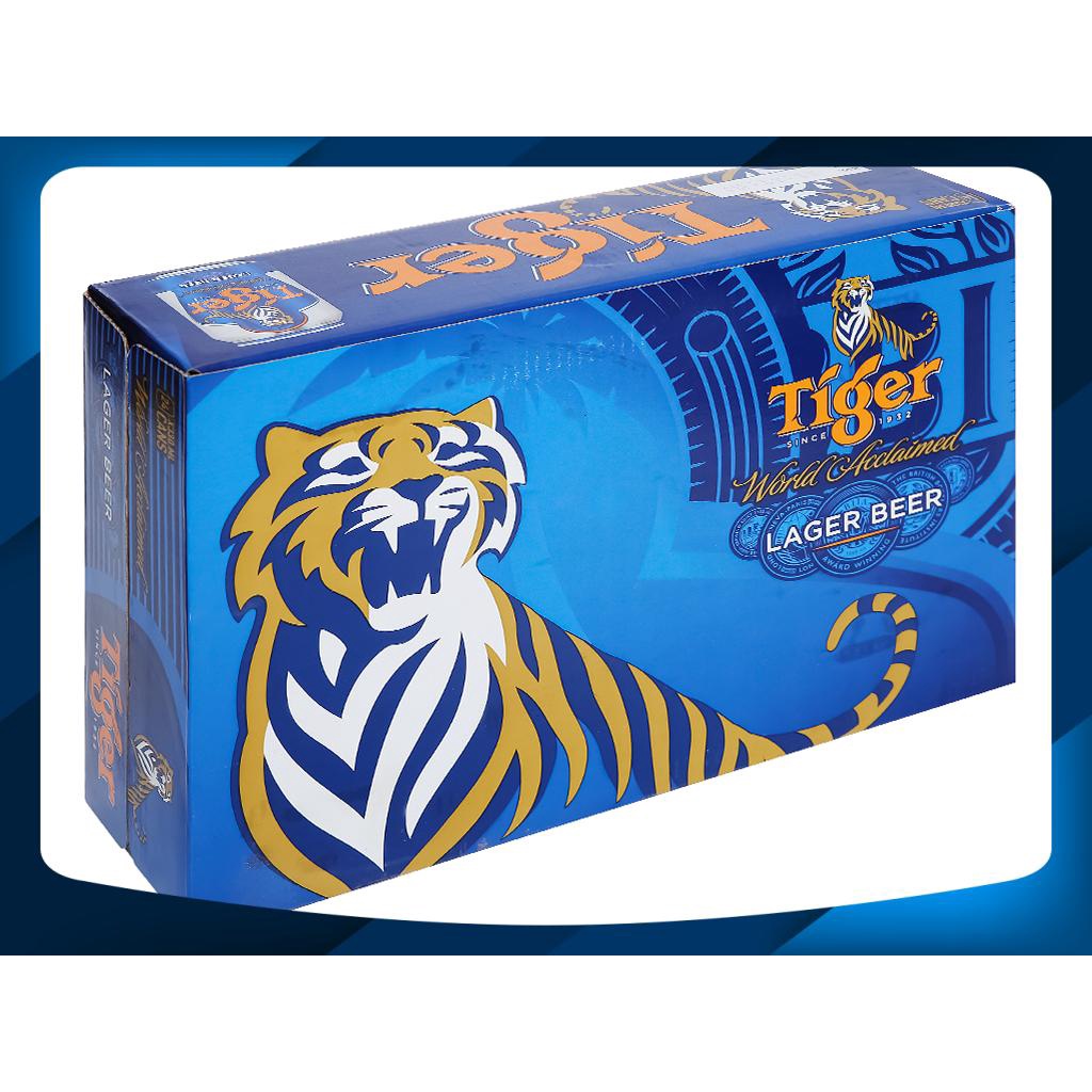 [Siêu Sale] [Chính hãng]  Combo thùng 24 lon bia Tiger xanh 330ml