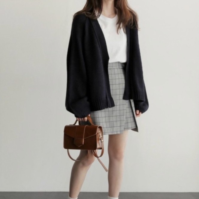 Áo Len Cardigan Nữ,Áo Cardigan Len Dáng Rộng Phong Cách Hàn Quốc | BigBuy360 - bigbuy360.vn