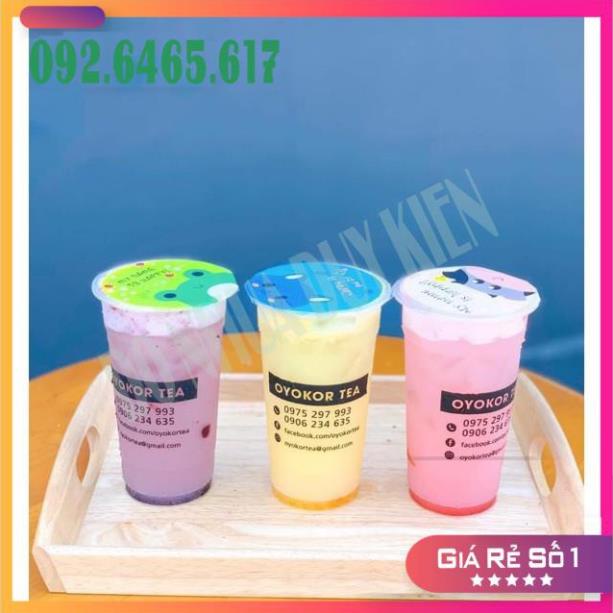 (2400 Nắp) Cuộn Màng Ép Ly Nhựa - Màng Dập Cốc Các Hình TEA, DRINK, ĐÔI MẮT,MÀNG TRƠN ,INFINI TEA ...  - NHẬT ANH