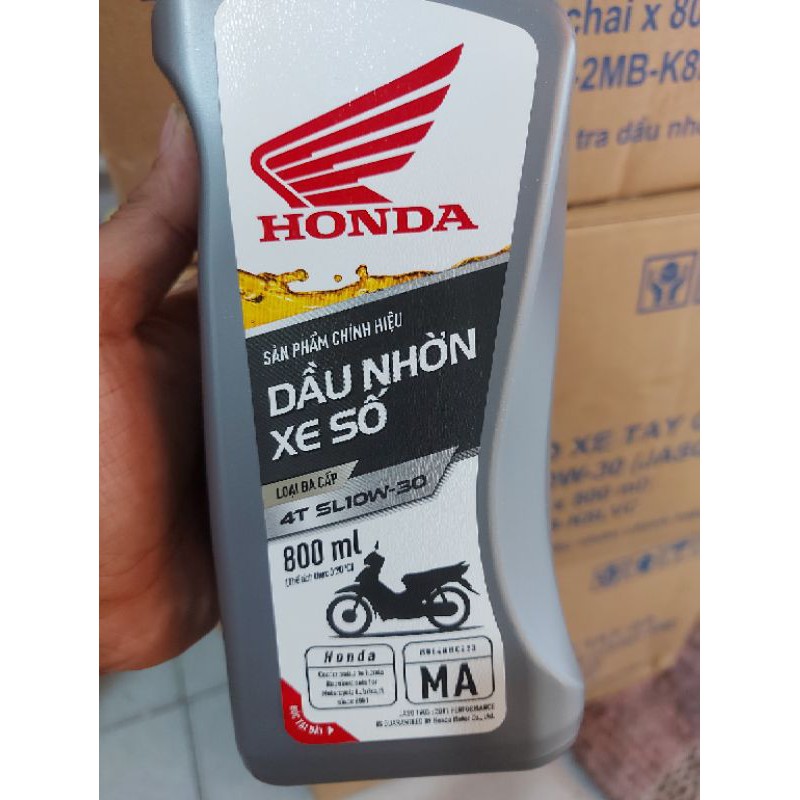 [Mã SRJULY1215 giảm 20K đơn 50K] ( Dầu nhớt chính hãng ) Nhớt Honda dành cho dòng xe số 10W30 dung tích 800ml