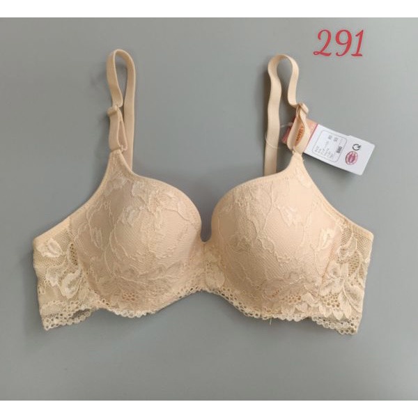 Áo Ngực Ren Lovely Mút Ép Mỏng Gọng Nhựa Đúc Bên Trong
