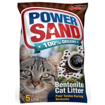 Cát Vệ Sinh Power Sand Bentonite Cat Litter Túi 15l - 3 mùi hương