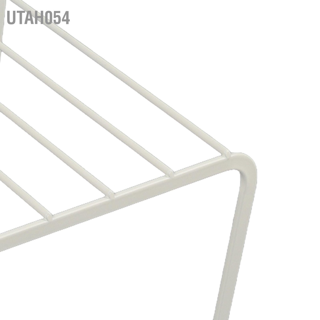 [Hàng HOT] Set 2 Kệ sắt một tầng đựng đồ dùng nhà bếp Chống Rỉ Sét Tiện Dụng Có chân chống trượt【Utah054】