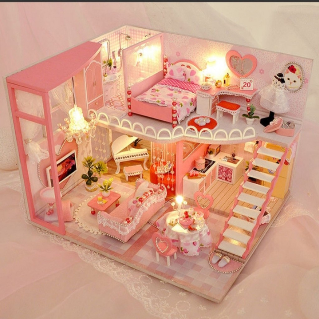 Mô hình nhà gỗ DIY - Kitty room