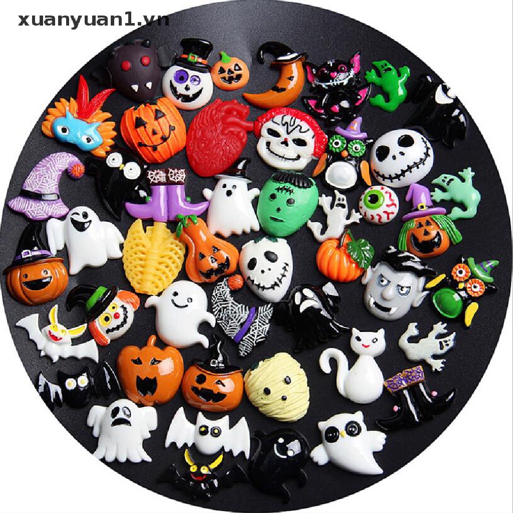 Set 30 Quả Bí Ngô Halloween Trang Trí Thủ Công