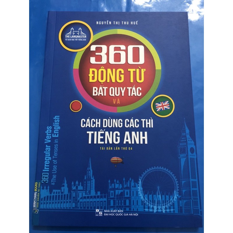 Sách- 360 Động từ bất quy tắc và cách dùng các thì tiếng anh