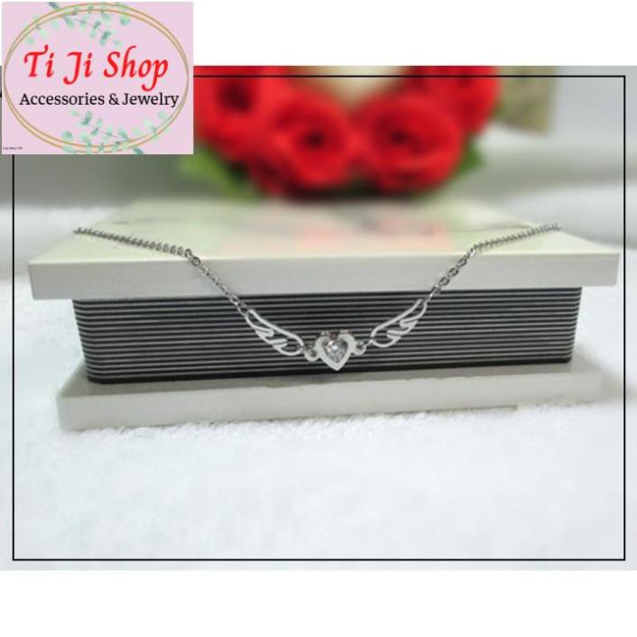 DÂY CHUYỀN NỮ INOX CÁNH THIÊN THẦN CỰC ĐẸP - đẹp, không đen,