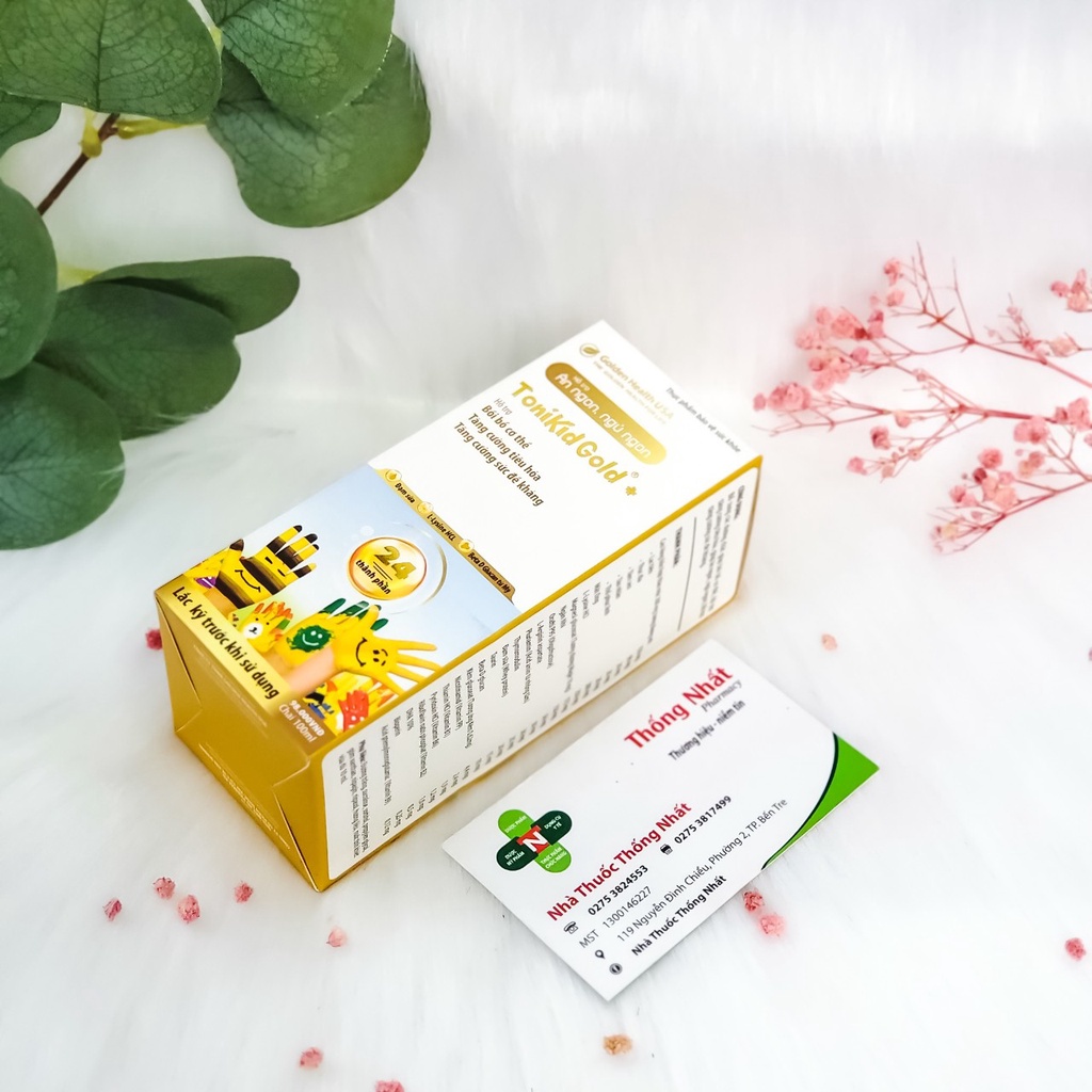 Siro ToniKid tăng đề kháng cho bé ăn ngon miệng Golden Health Toni Kid Gold Hộp 100ml