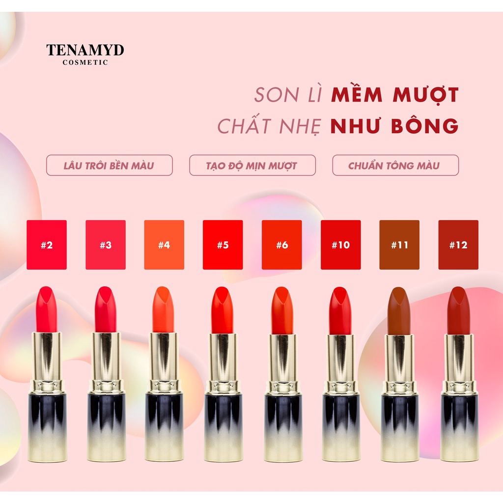 Tenamyd Smooth Matte Lipstick- Son lì mềm mượt