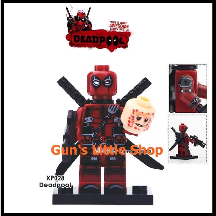 Lego Nhân Vật Deadpool Domino Vui Nhộn