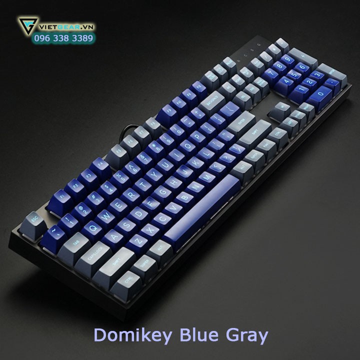 Bộ nút bàn phím keycap SA Domikey Blue Gray 159 nút